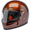 Casque Intégral de Moto Gringo SV Brun Foncé incliné de droite