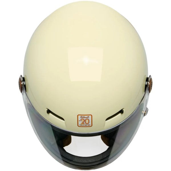 Casque Intégral de Moto Gringo SV Édition Limitée 20ème Brun/Orange de dessus