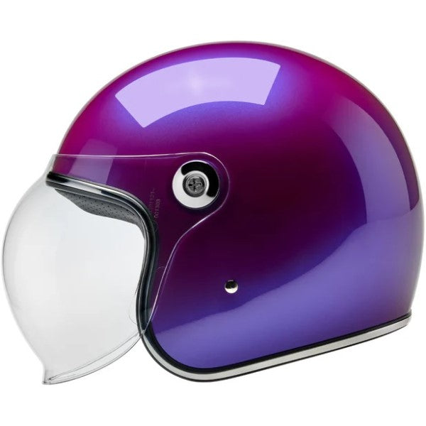 Casque Ouvert de Moto Tahoe Mauve de droite