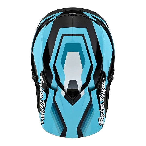 Casque GP Apex Bleu/Blanc/Noir Dessus