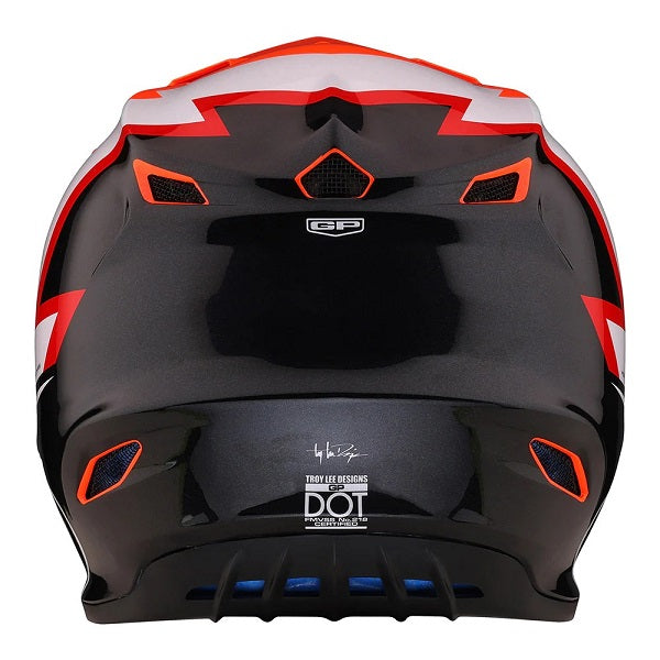 Casque GP Volt Orange Derrière