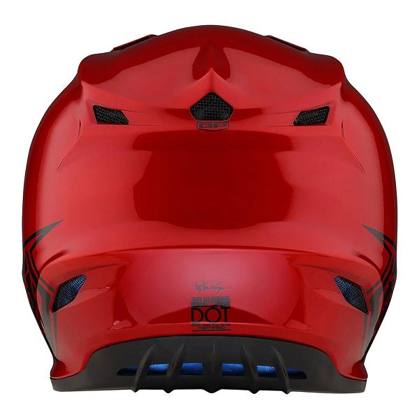 Casque GP Mono Rouge Derrière