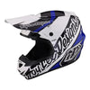 Casque GP Slice Junior Troy Lee  Designs Bleu/Blanc