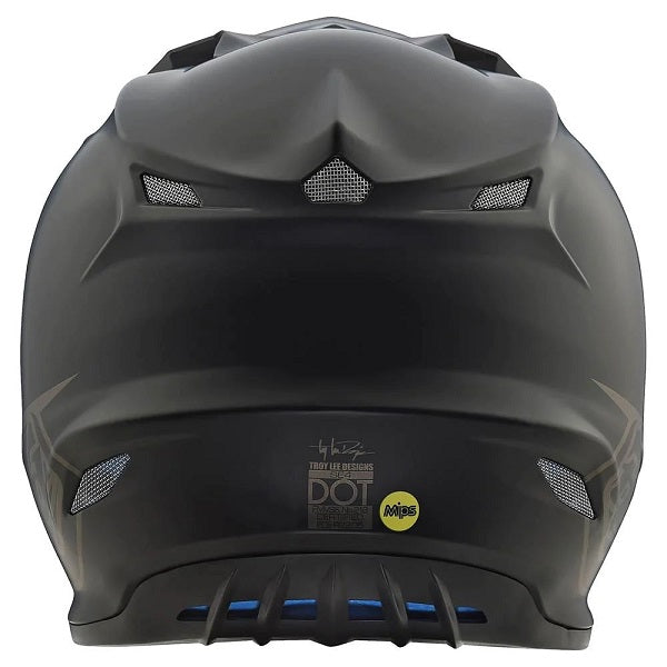 Casque GP Mono Junior Noir Derrière