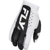 Gants de Motocross Lite Blanc/Noir de l'extérieur