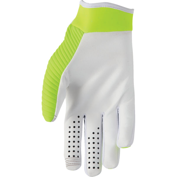 Gants de motocross Launchmode CW Thor Haute visibilité, paume