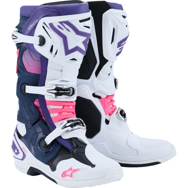 Alpinestars Tech 10 ブーツ ホワイト/ブラック[9inch] ALPINESTARS '21~ TECH10ブーツ ブラックホワイト | オフロード