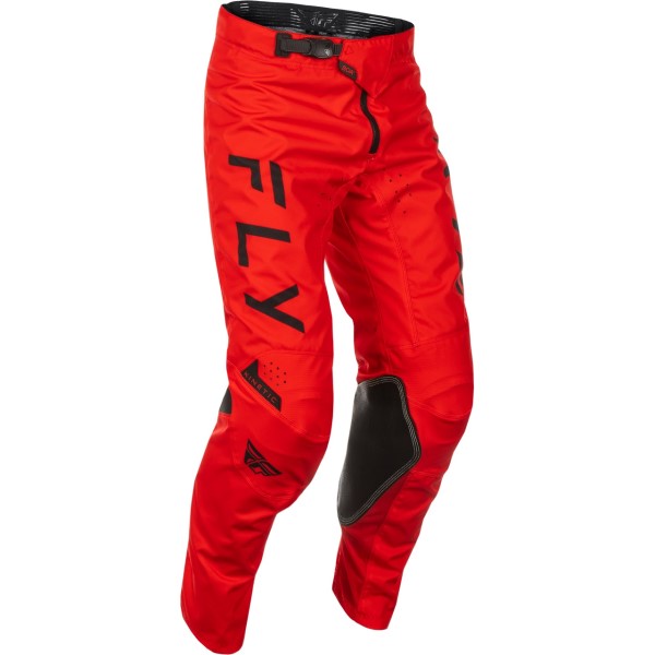 Pantalon de Motocross Kinetic Center Rouge/Noir de face