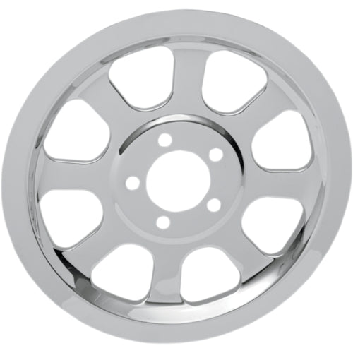 Insert Chromé de Poulie Arrière Harley Davidson - Drag Specialties, 1201-0518