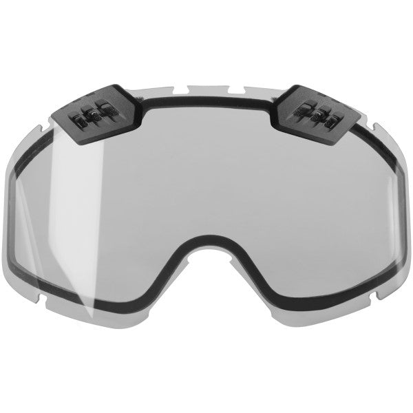 Lentille de Lunettes de Motoneige 210° Ventilation Photochromique Claire de face