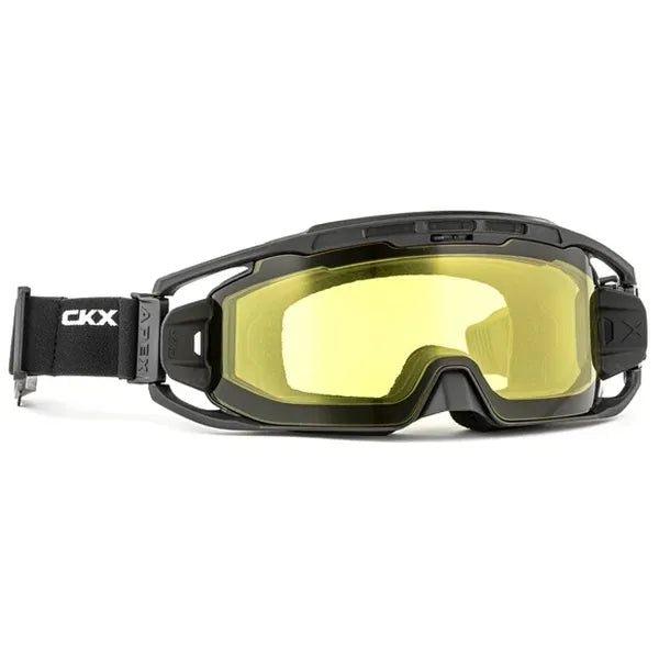Lunettes de Motoneige Apex Noir/Jaune