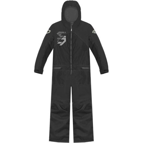 Ensemble de Motoneige Blast Floataid Junior/Choko/noir, de face