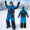 Ensemble de Motoneige Blast Floataid Junior/Choko/Bleu, de face