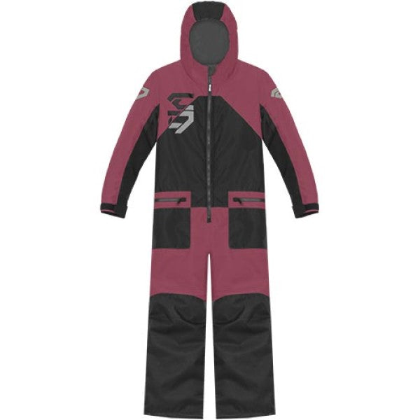 Ensemble de Motoneige Blast Floataid Junior/Choko/mauve/noir, de face