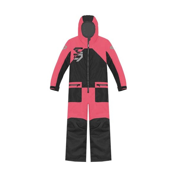 Ensemble de Motoneige Blast Floataid Junior/Choko/rose/noir, de face