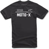 T-Shirt Astars Moto-X Noir/Blanc de face