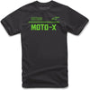 T-Shirt Astars Moto-X Noir/Vert de face