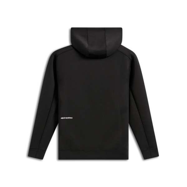 Coton Ouaté Cypher Zip Double Face avec Capuche Alpinestars Noir, arrière