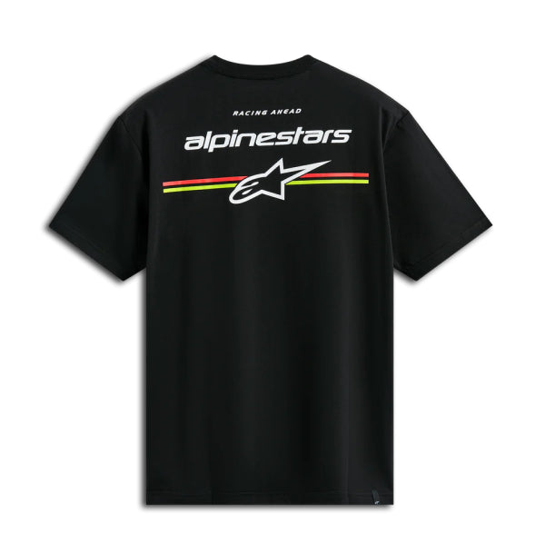 T-Shirt CSF Lanes Alpinestars Noir, arrière