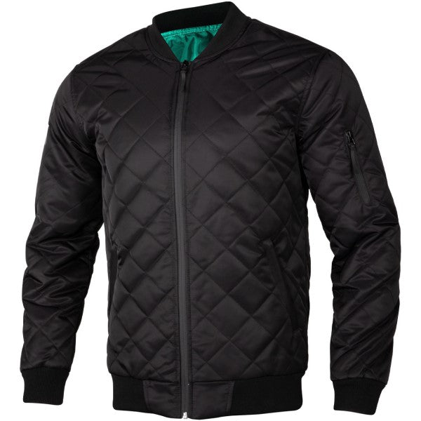 Manteau Flight Risk Noir de face
