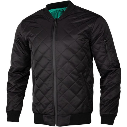Manteau Flight Risk Noir de face