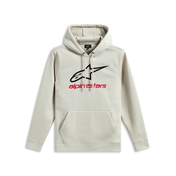 Coton Ouaté Always V3 avec Capuche Alpinestars, Blanc/Rouge