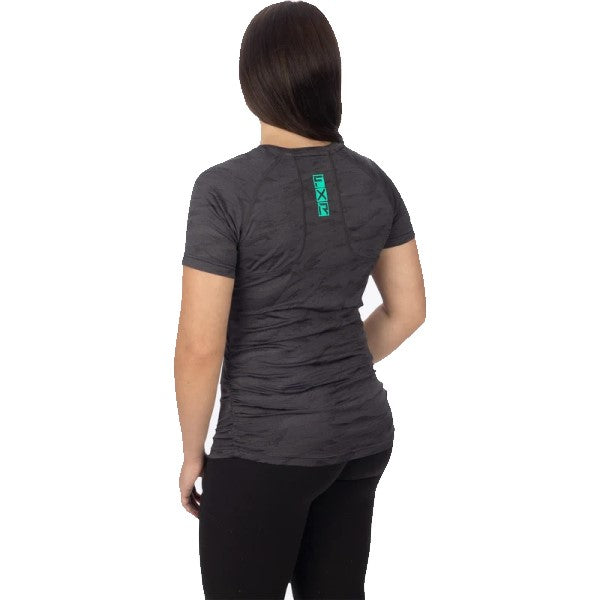 T-Shirt Exhale Active FXR Femme Gris Dos