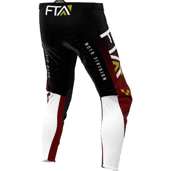 Pantalon de Motocross Stylz Moto Rouge/Noir Dos