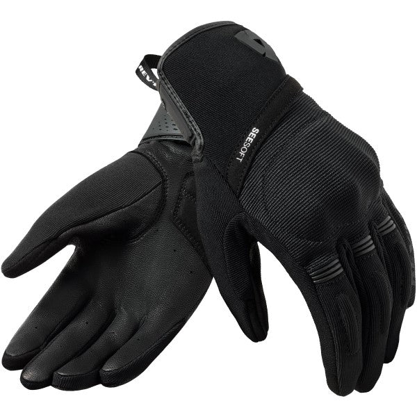 Gants de Moto Ventilé Mosca 2 Femme Noir de l'extérieur