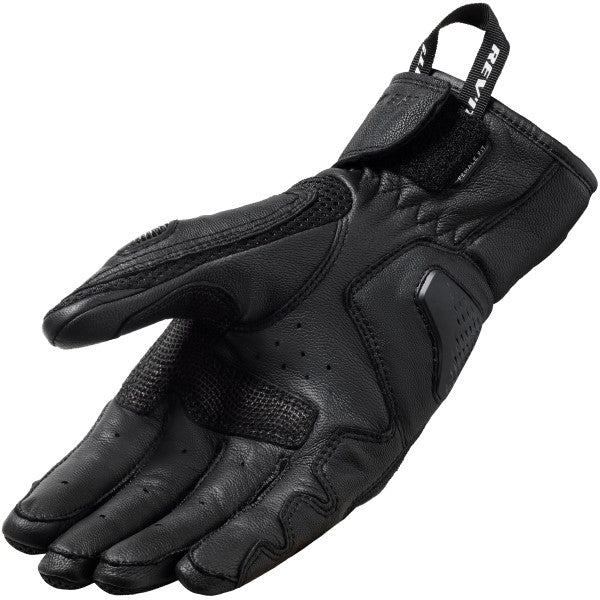 Gants de Moto Ventilé Dirt 4 Femme Noir de l'intérieur