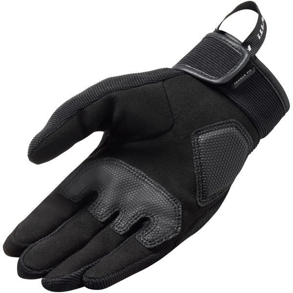 Gants de Moto Ventilé Access Femme Noir/Blanc de l'intérieur