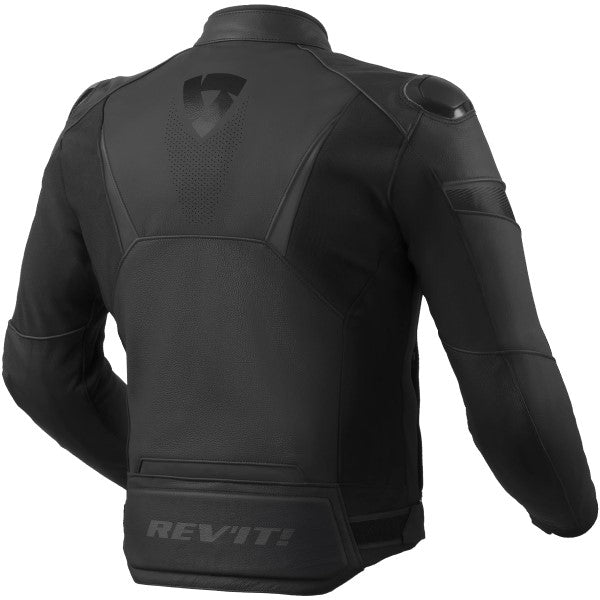 Manteau de Moto Argon 2 Noir/Gris côté arrière