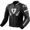 Manteau de Moto Argon 2 Noir/Blanc côté avant