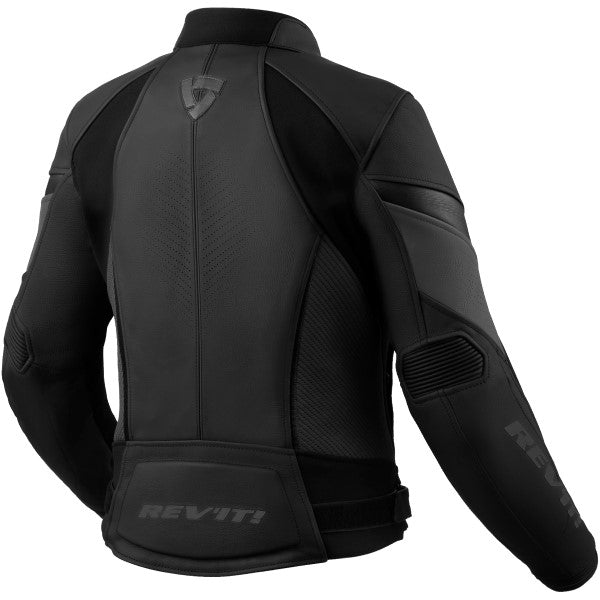 Manteau de Moto Xena 4 Femme Noir/Gris côté arrière