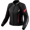 Manteau de Moto Xena 4 Femme Noir/Rose côté avant