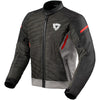 Manteau de Moto Torque 2 H2O Noir/Gris/Rouge côté avant