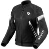 Manteau de Moto Control Air H2O Femme Noir côté avant