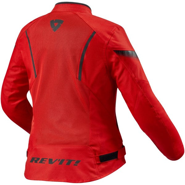 Manteau de Moto Control Air H2O Femme Rouge côté arrière