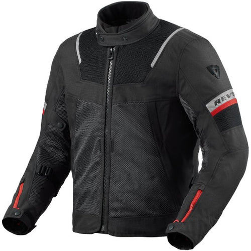 Manteau de Moto Tornado 4 H2O Noir/Gris côté avant