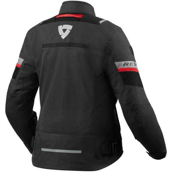 Manteau de Moto Tornado 4 H2O Femme Noir/Gris côté arrière