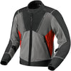 Manteau de Moto Airwave 4 Gris/Rouge côté avant