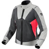 Manteau de Moto Airwave 4 Femme Gris/Rose côté avant