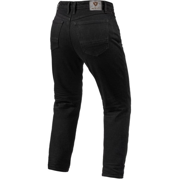 Jean de Moto Violet BF Femme Noir côté arrière