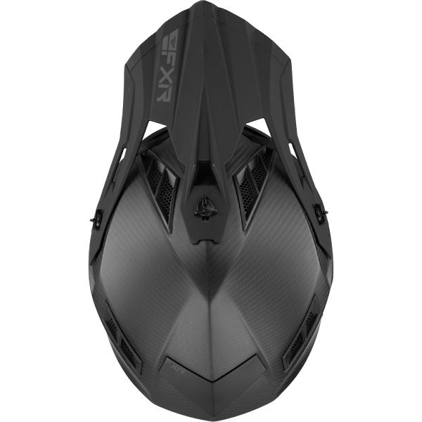 Casque de Snowcross Helium Carbon Avec Boucle à Libération Rapide Noir Dessus