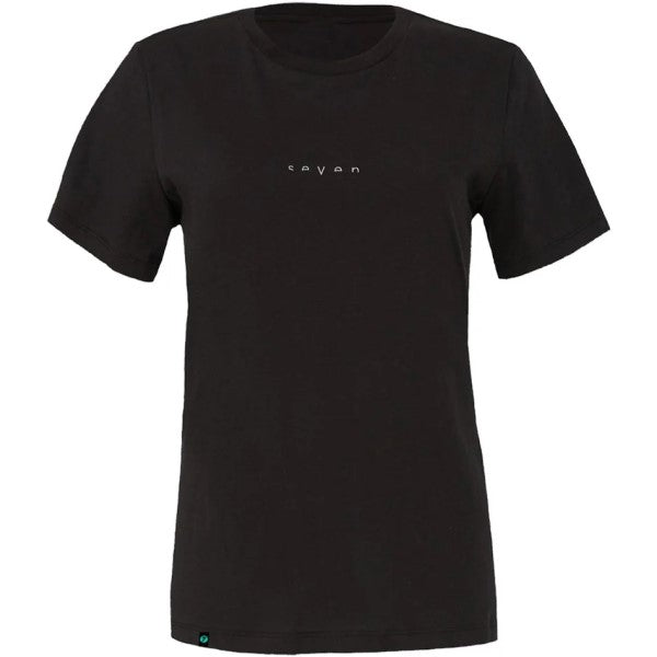 T-Shirt Limit Femme Noir de face