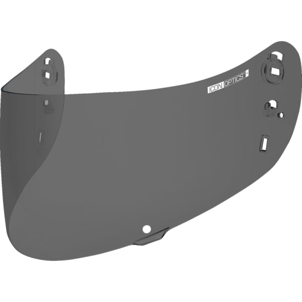 Visière de Moto Optic 22.06 Clair Fumé Foncé Icon, Vue 3/4