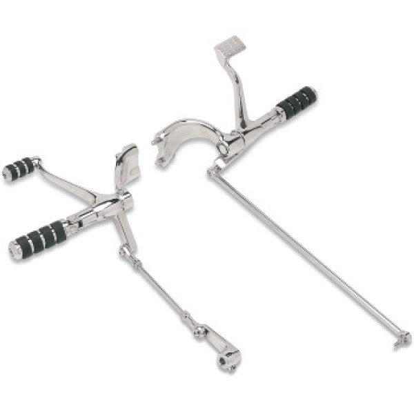 Ensemble de Commandes Avancées pour Moto Harley Davidson, Position standard, chrome