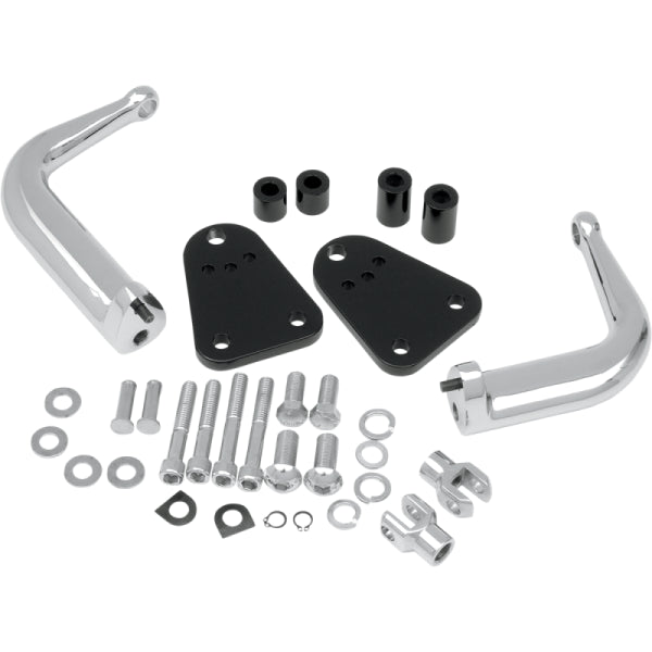 Ensemble de Fixation de Repose-Pied d'Autoroute Réglable de Moto Harley Davidson - Drag Specialties, 1624-0124, ensemble des pièces