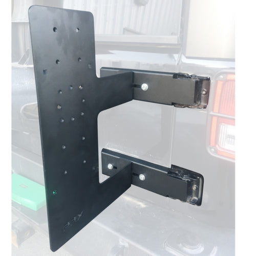 Jeep JK Tailgate Fuel Can Mount