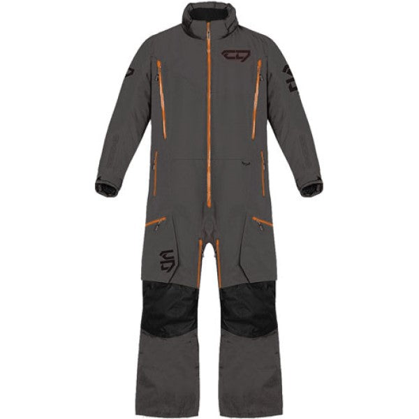 Ensemble de motoneige Avenger Gris/Orange de face